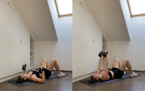 kettlebell chest press